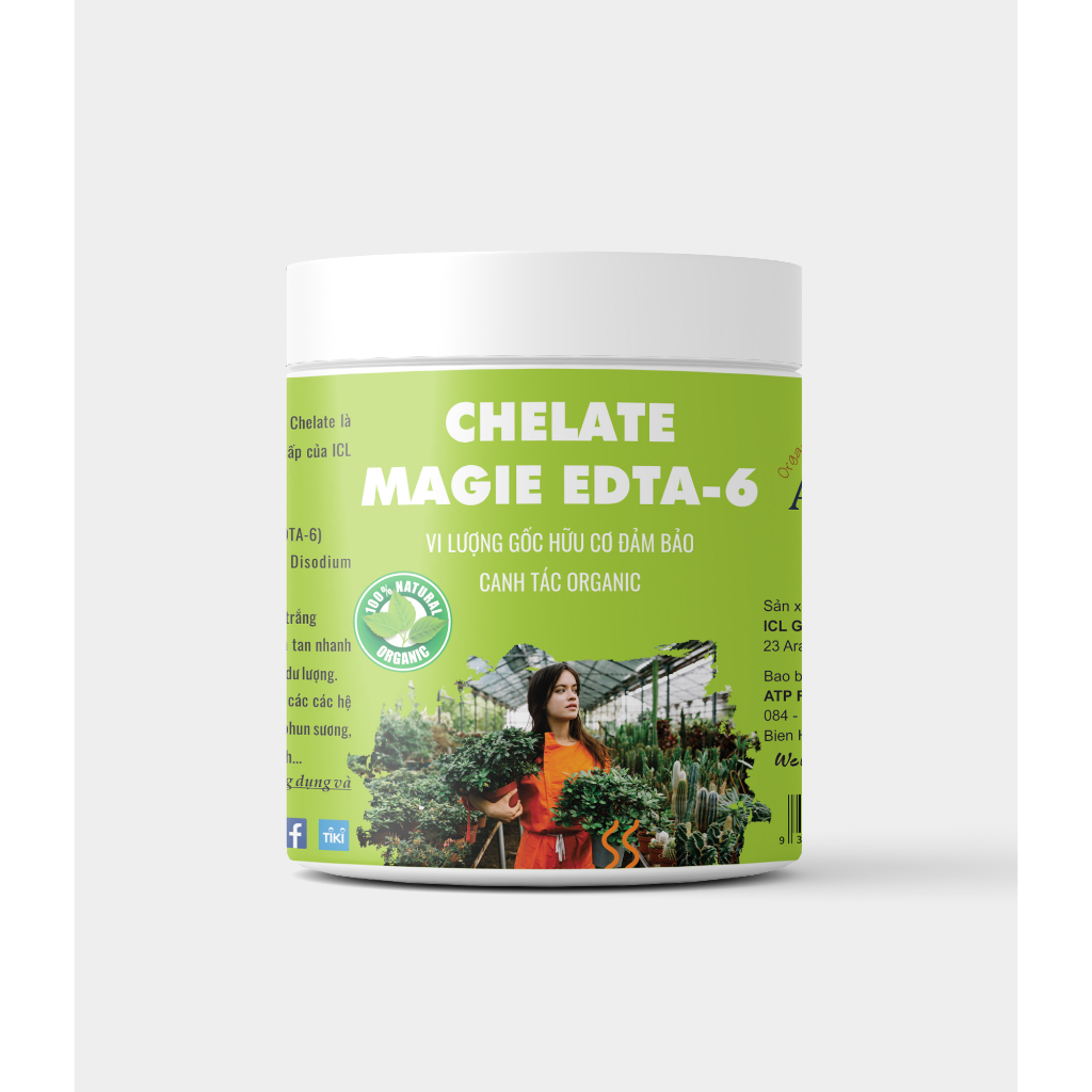 ATP Farm - CHÍNH HÃNG: Hủ 300g Vi lượng Magie Chelate (Mg-EDTA-6) ICL-ISRAEL