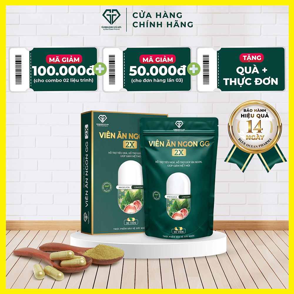 Viên Ăn Ngon GG 2X – Bản nâng cấp gấp đôi hiệu năng – DPQT Blue Ocean