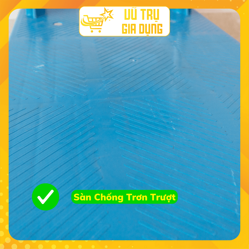 Xe đẩy hàng, xe kéo hàng gấp gọn 4 bánh - Tải trọng 150kg - Sàn chống trươn trượt chắc chắn - TP00104