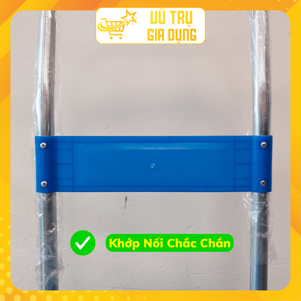 Xe đẩy hàng, xe kéo hàng gấp gọn 4 bánh - Tải trọng 150kg - Sàn chống trươn trượt chắc chắn - TP00104