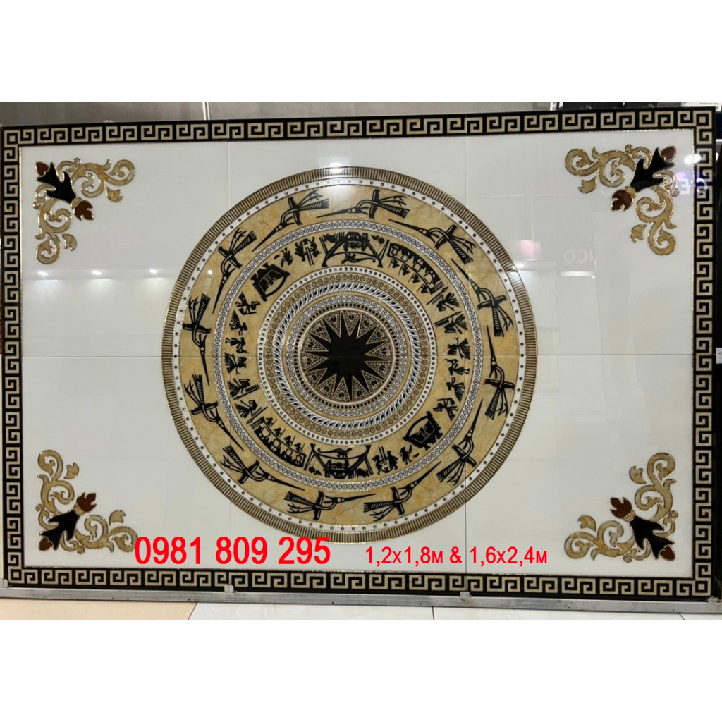 Gạch thảm trống đồng 1m2x1m8 hp3265