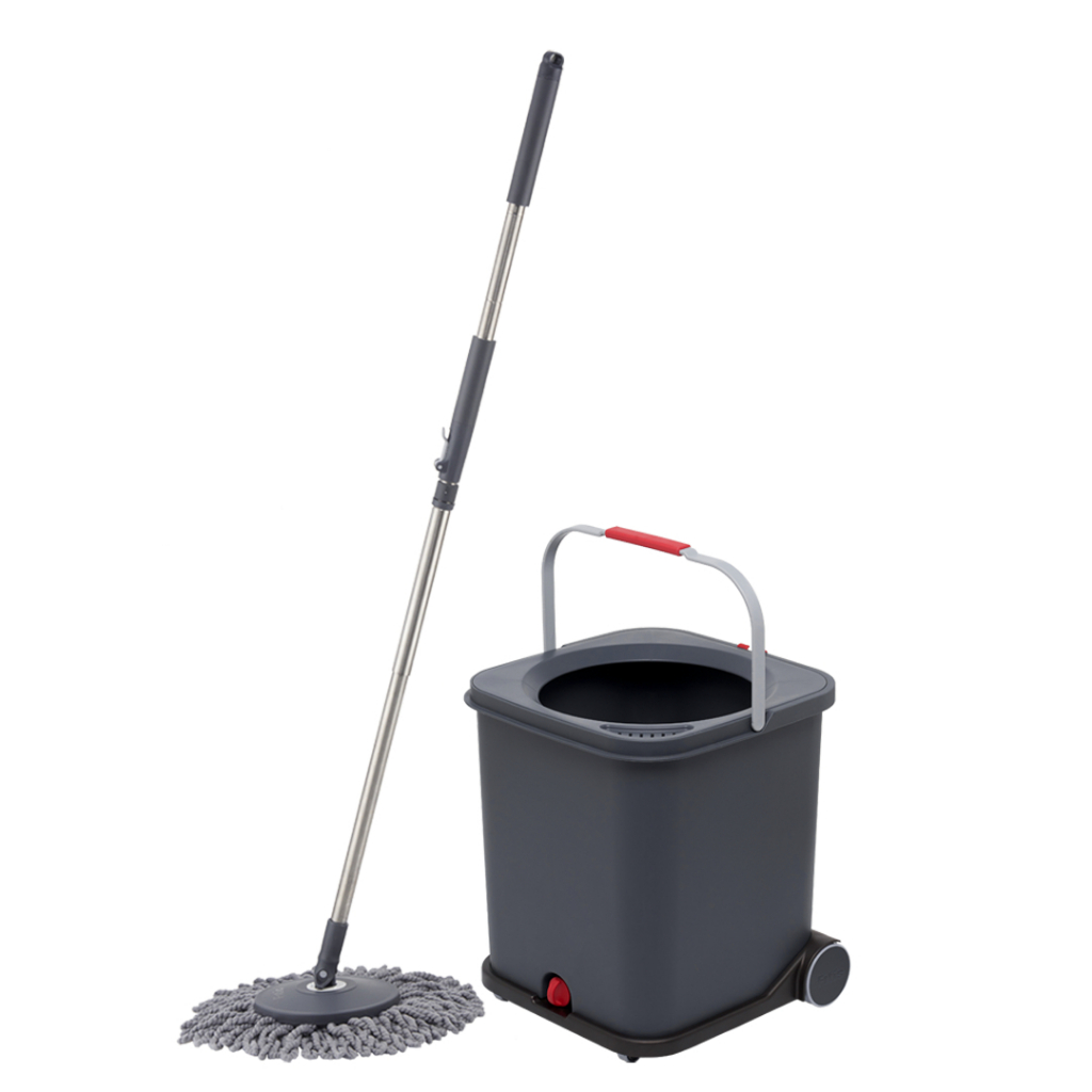 Bộ Cây Lau Nhà Fitis Dura Tròn Hoặc Vuông Tặng Kèm Bông Lau Nhà