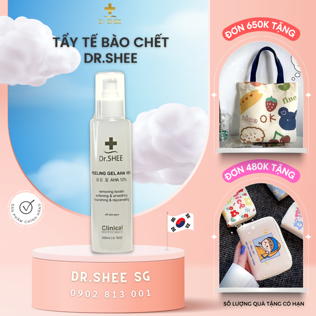 Tẩy Tế Bào Chết Dr Shee, Tẩy da chết AHA 10% DrShee