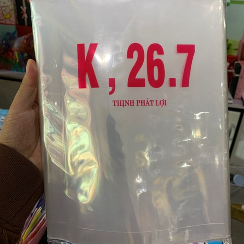 Bìa kiếng bao sách, bìa kiếng bao tập nhiều kích thước