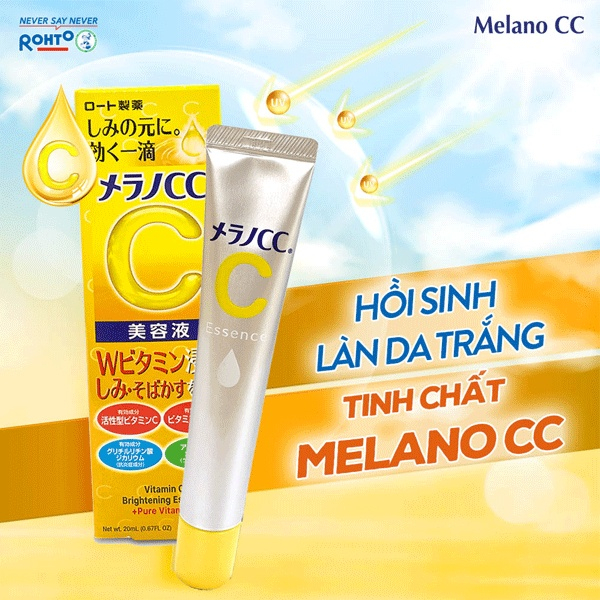 Tinh chất dưỡng trắng da chống thâm nám Melano CC Whitening Essence 20ml (beauty)