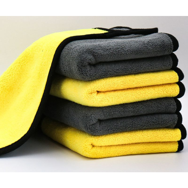Khăn lâu kính,xe,bếp lâu siêu sạch 2 lớp 30x30cm không xù với sợi  lông mượt mà không gây xước bề mặt siêu thắm hút
