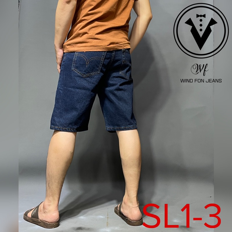 Quần Sọt Jean Trung Niên Cotton không co giãn Cao Cấp