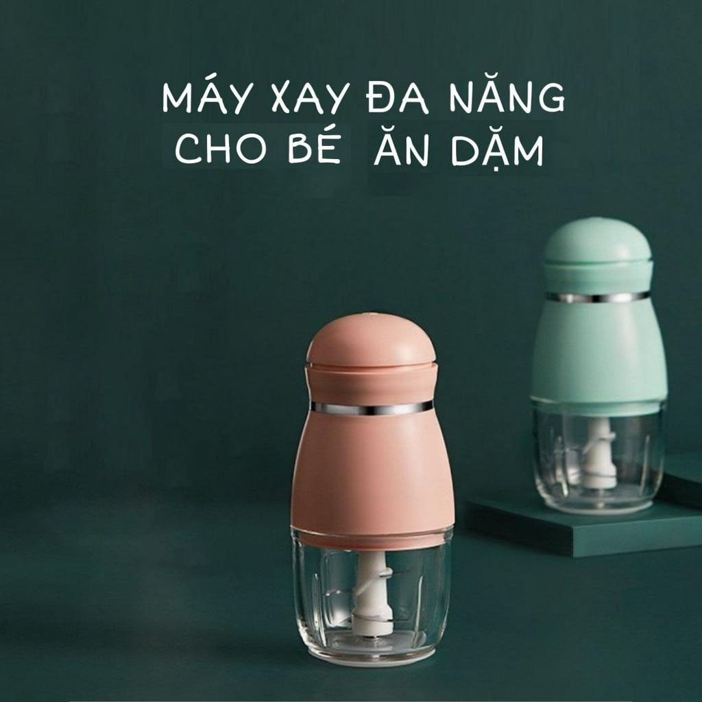 Máy Xay Đa Năng 3 Lưỡi Cối Cho Bé Ăn Dặm, Máy Xay Cho Bé Ăn Dặm