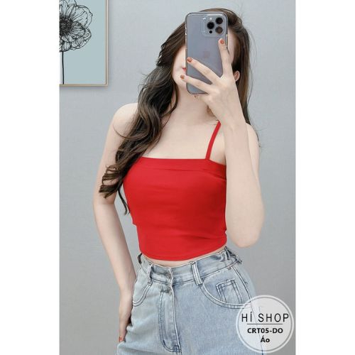 Áo 2 dây sọc ngang dây bún sexxy, Áo kiểu hai dây dáng ôm