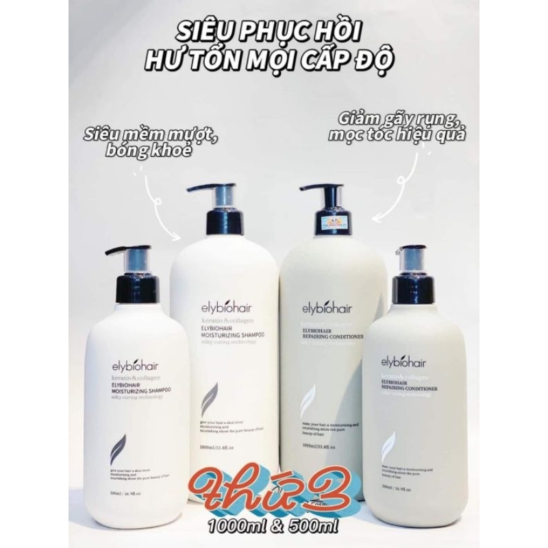 Cặp dầu gội xả Elybiohair
