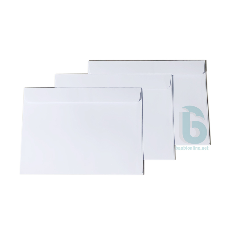 BAO THƯ FORD ĐỊNH LƯỢNG 120GSM | BAO THƯ FORD A5 NẮP NGANG - BAOBIONLINE