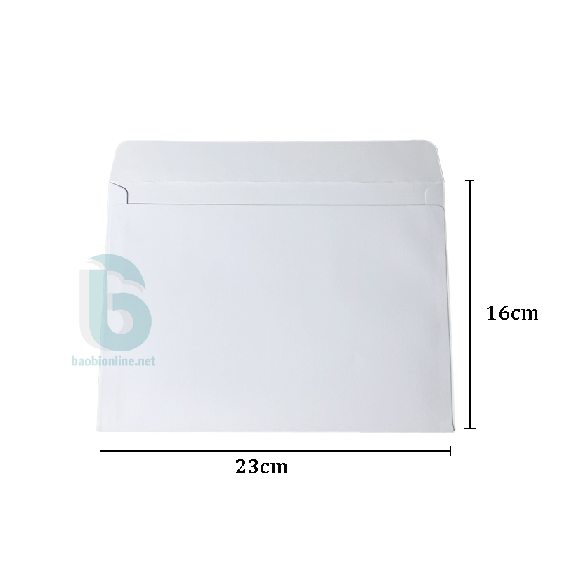 BAO THƯ FORD ĐỊNH LƯỢNG 120GSM | BAO THƯ FORD A5 NẮP NGANG - BAOBIONLINE
