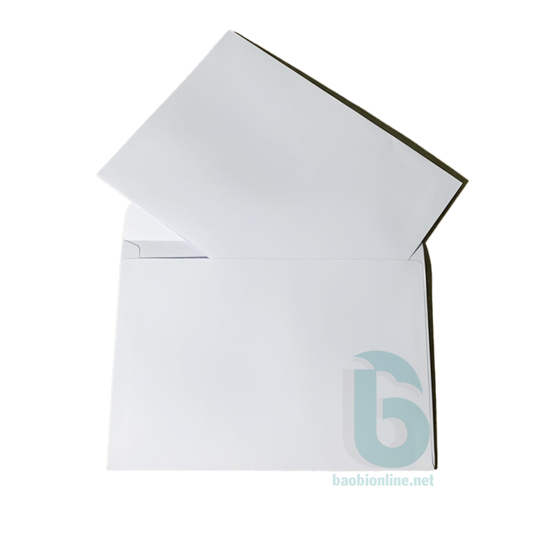 BAO THƯ FORD ĐỊNH LƯỢNG 120GSM | BAO THƯ FORD A5 NẮP NGANG - BAOBIONLINE