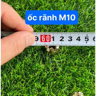 Ốc Có Rãnh M10  Kích Thước Cả Ốc 1.6cm (Giá 1 Cái)