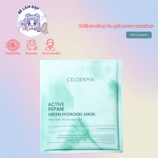 Mặt Nạ Thạch Tảo Xoắn Celderma Active Repair Green Hydrogel Mask - Full Hộp