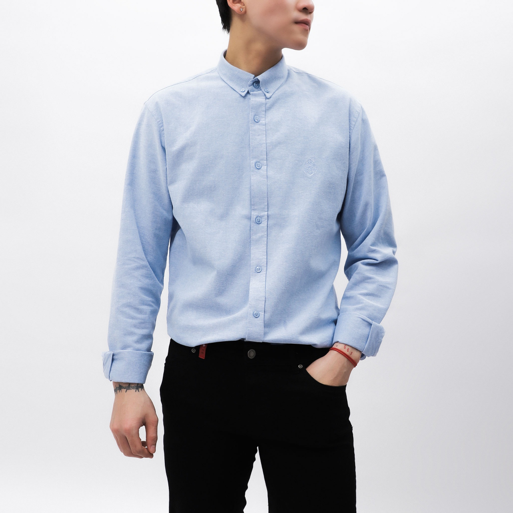 Áo sơ mi nam dài tay oxford DICYDE VI2.ĐH.D.FA.01 cao cấp
