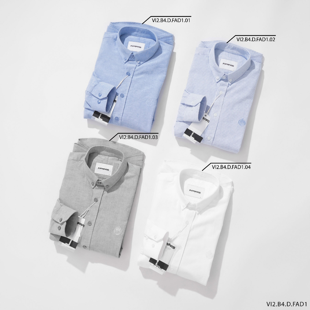 Áo sơ mi nam dài tay oxford DICYDE VI2.ĐH.D.FA.01 cao cấp