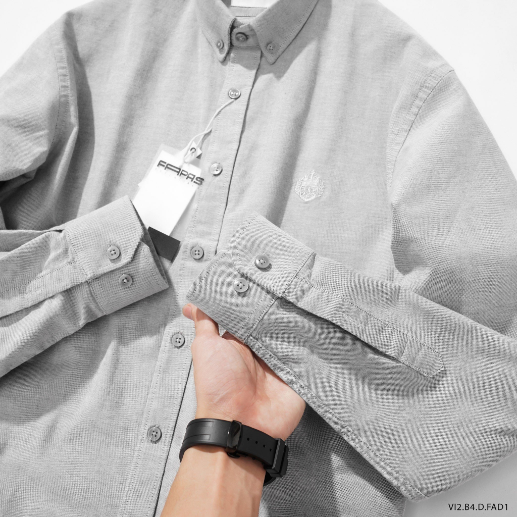 Áo sơ mi nam dài tay oxford DICYDE VI2.ĐH.D.FA.01 cao cấp