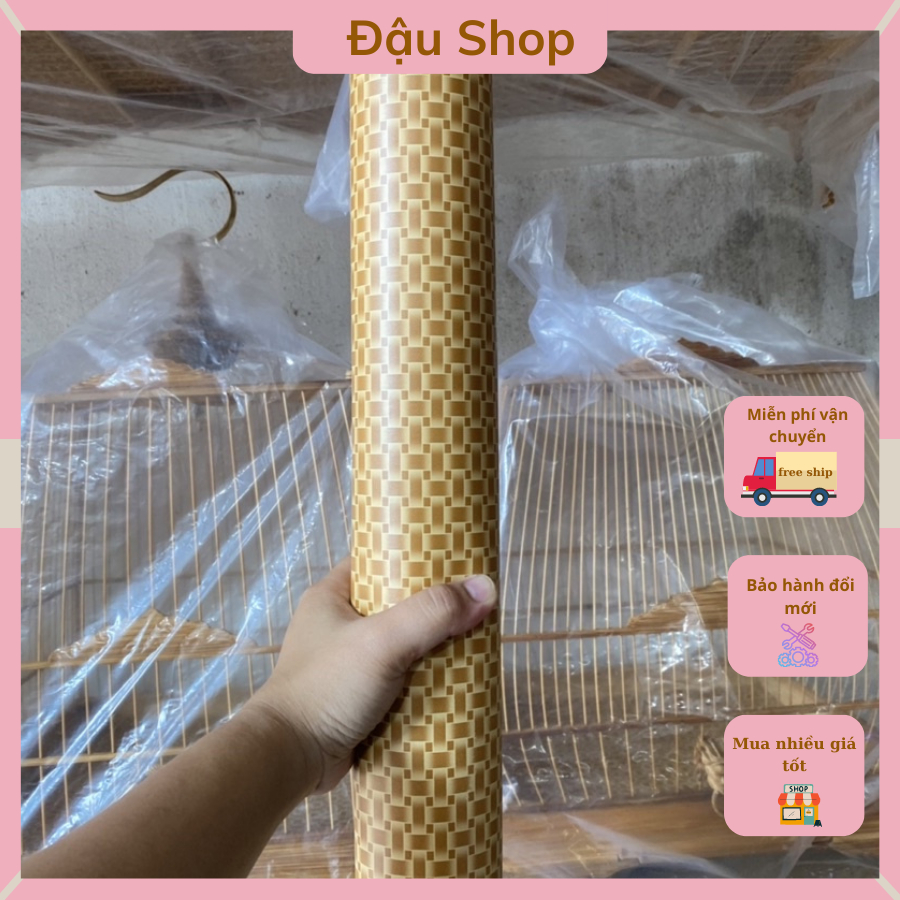 Giấy dán khay phân giấy dán lồng 1mx1m2 dùng cho lồng tròn- vuông mẫu vàng