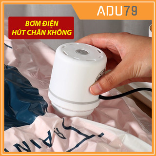 Bơm Điện Túi Hút Chân Không Quần Áo Siêu Mạnh Dùng Động Cơ Bền Bỉ Kích Thước Nhỏ Gọn, Thao Tác Đơn Giản Dễ Sử Dụng ADU79