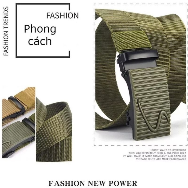 Thắt Lưng Nam , Nịt Nam Vải Dù Cao Cấp Thời Trang Mới Nhất Giá Siêu Giảm Giá