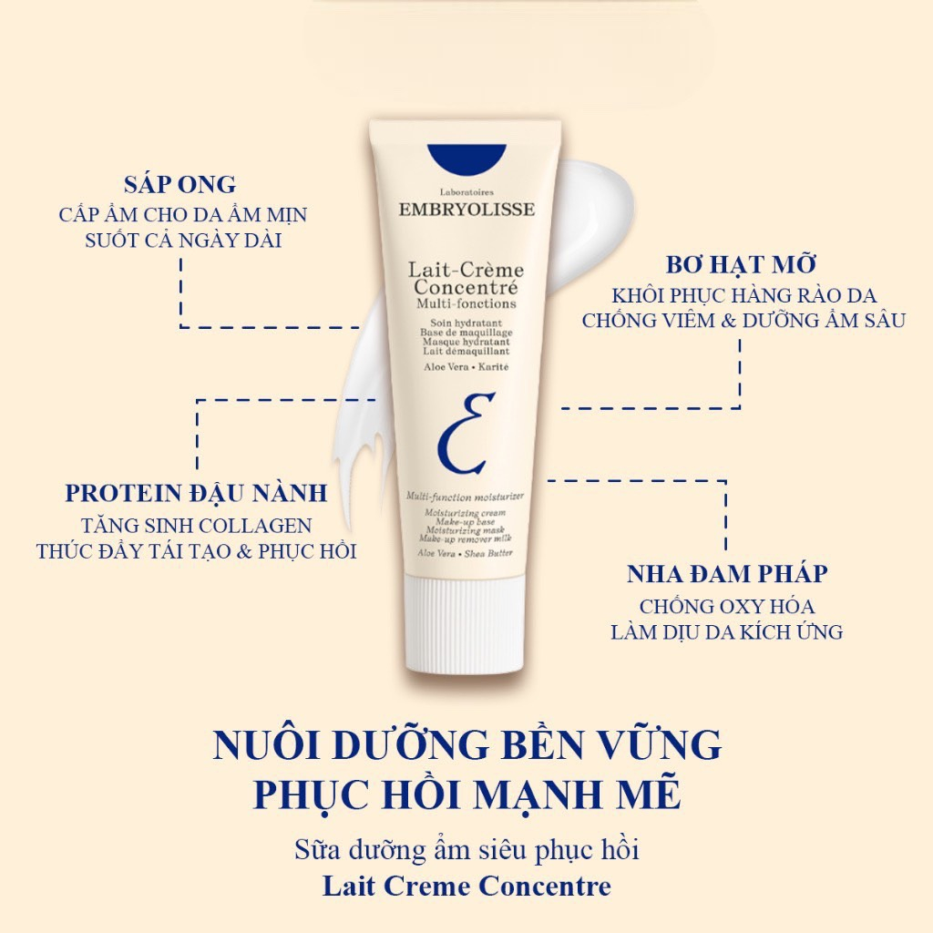 Kem dưỡng Embryolisse Lait Crème Concentré