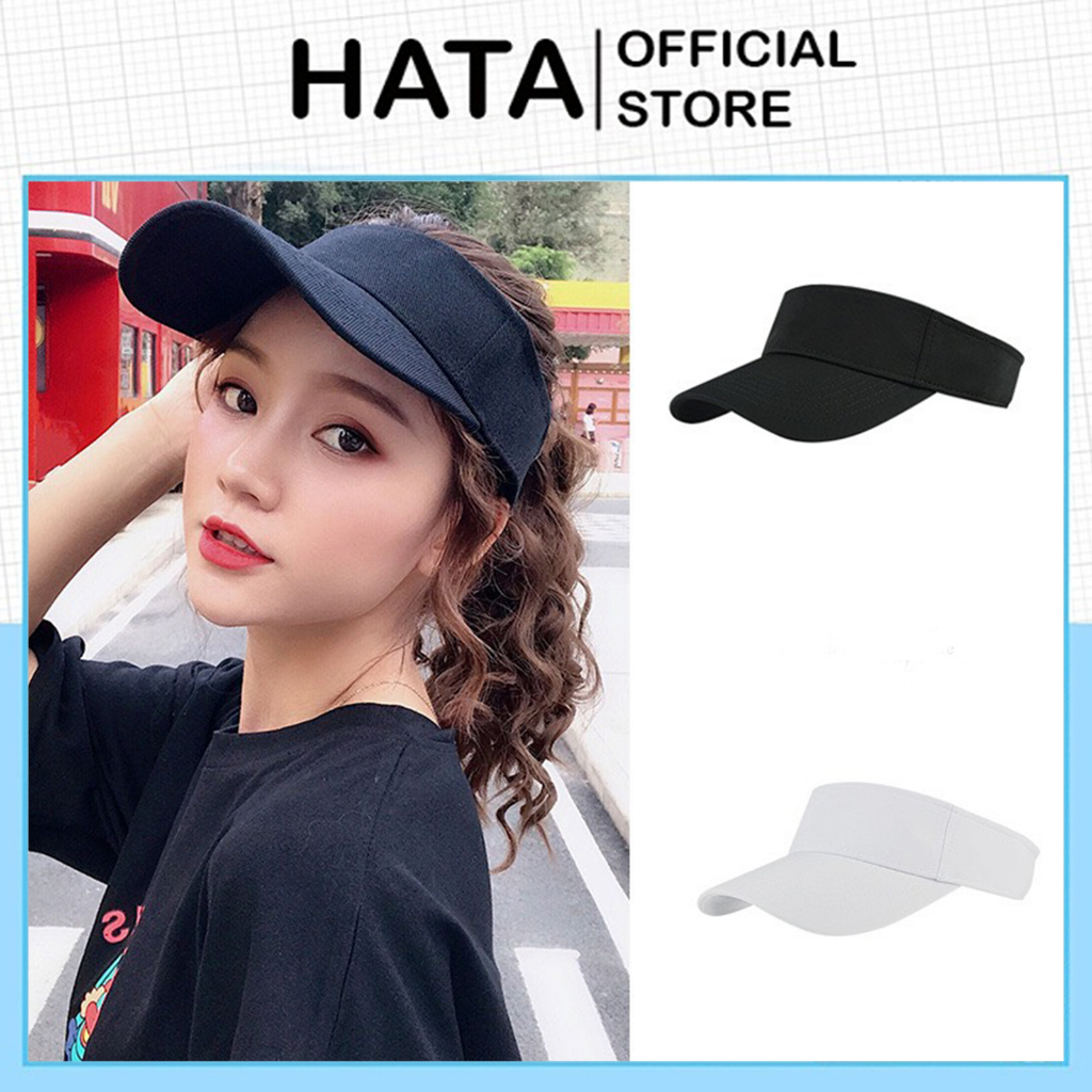 Mũ Nón Lưỡi Trai Hở Đầu Unisex Nam nữ Nhiều Màu Thời Trang - Hata24h