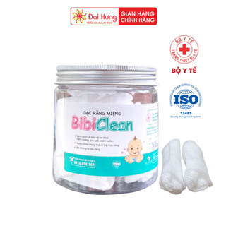 Gạc Rơ Lưỡi Bibi Clean Làm Sạch Răng, Lưỡi, Nướu và Khoang Miệng Cho Bé (vui lòng đặt hàng 3 hộp trở lên)