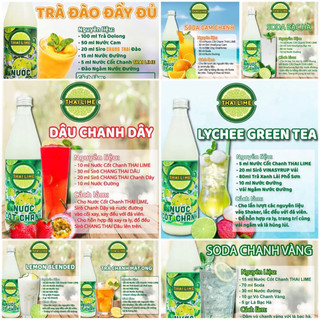 Nước cốt Tắc/ cốt Chanh Thai Lime 100ml (tách từ chai 500ml)