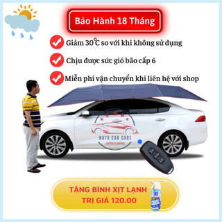 Ô che nắng ô tô, dù che xe hơi loại bán tự động HAYA và tự động điều khiển thông minh chính hãng .