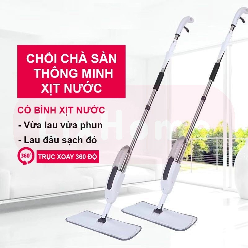 [QUÀ TẶNG] CÂY LAU NHÀ 4 MÓN KÈM BÌNH XỊT XOAY 360 ĐỘ , CÂY LAU NHÀ PHUN SƯƠNG ĐA NĂNG THÔNG MINH | BigBuy360 - bigbuy360.vn