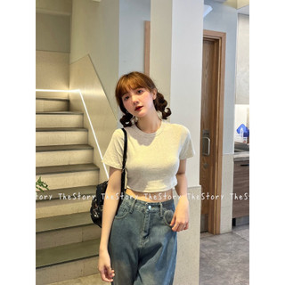 Áo thun form babytee trơn dáng croptop basic TA-2222