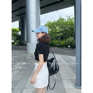 Áo thun form babytee trơn dáng croptop basic TA-2222