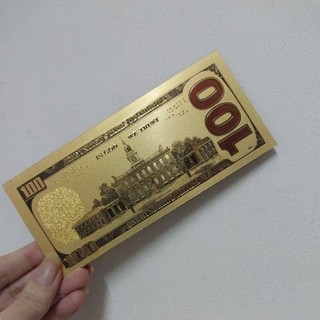 Lì xì may mắn mạ vàng 100usd