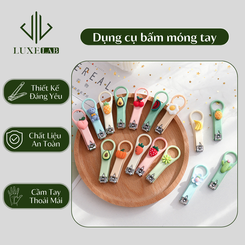 Bấm Móng Tay Siêu Bén Họa Tiết Đáng Yêu Cho Bé Và Người Lớn LUXELAB 11881