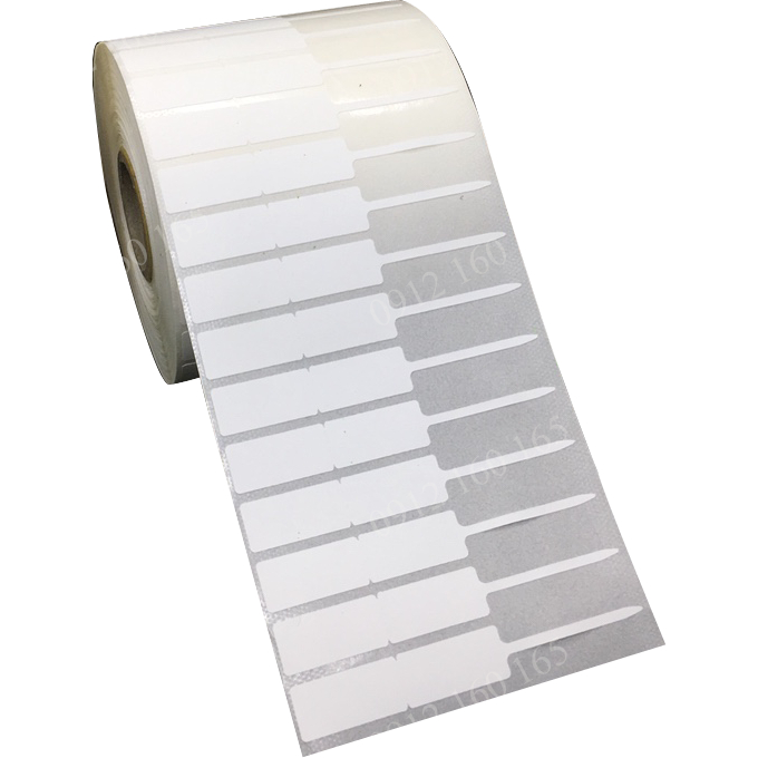 Tem Nhãn Nữ Trang- Sử dụng máy in tem trang sức - mã vạch - kích thước 21x2x12mm- tem nhiệt