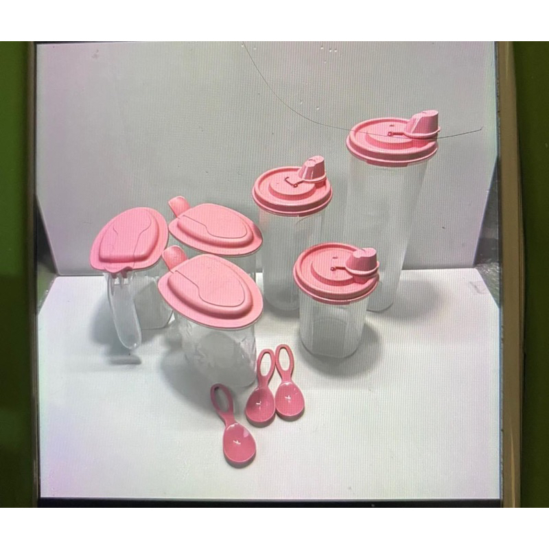 SET 3 HỘP GIA VỊ 500ml - kèm thìa Tupperware
