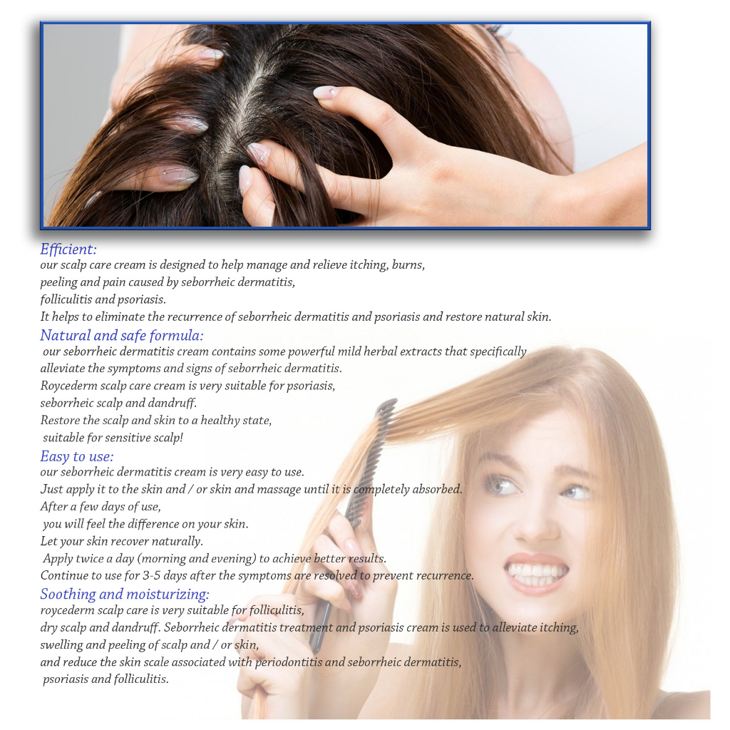 Nấm da đầu kem bôi nấm ngứa da đầu bong tróc vảy trắng hiệu quả lâu năm không tái phát -50gr