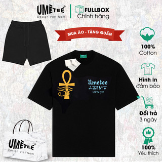 Áo thun tay lỡ Umetee form unisex in hình Ai Cập |Full set áo quần