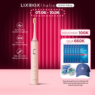 Bàn chải điện Halio Sonic SmartClean Electric Toothbrush - coral