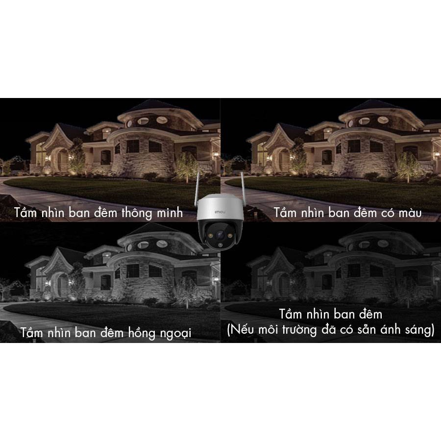 Camera Wifi ngoài trời IMOU| ITVPlus| Cruise SE S21FP- 2MPX| PTZ| 4 chế độ màu|mic |không loa đàm thoại - IPC-S21FP