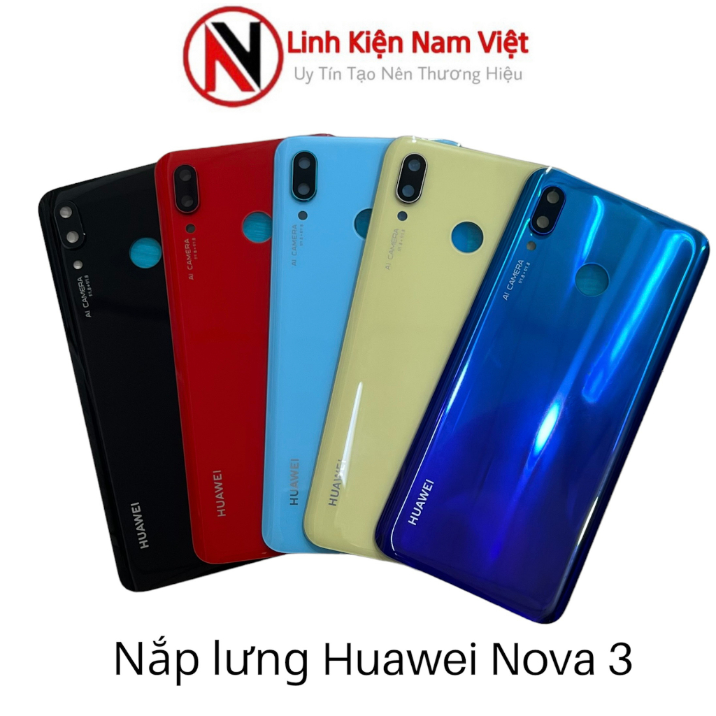 Nắp lưng Huawei Nova 3 ( kèm kính camera )