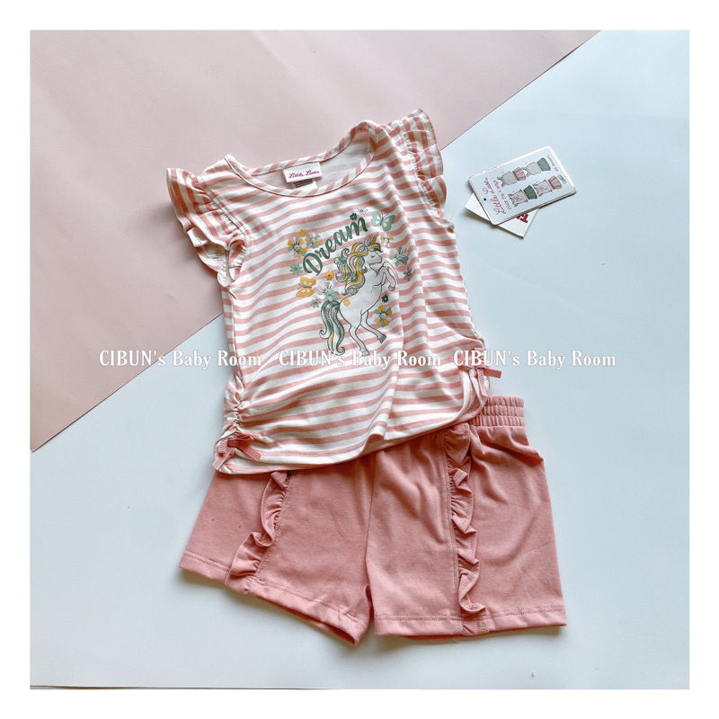 Set Little chất cotton mềm mát cho bé gái