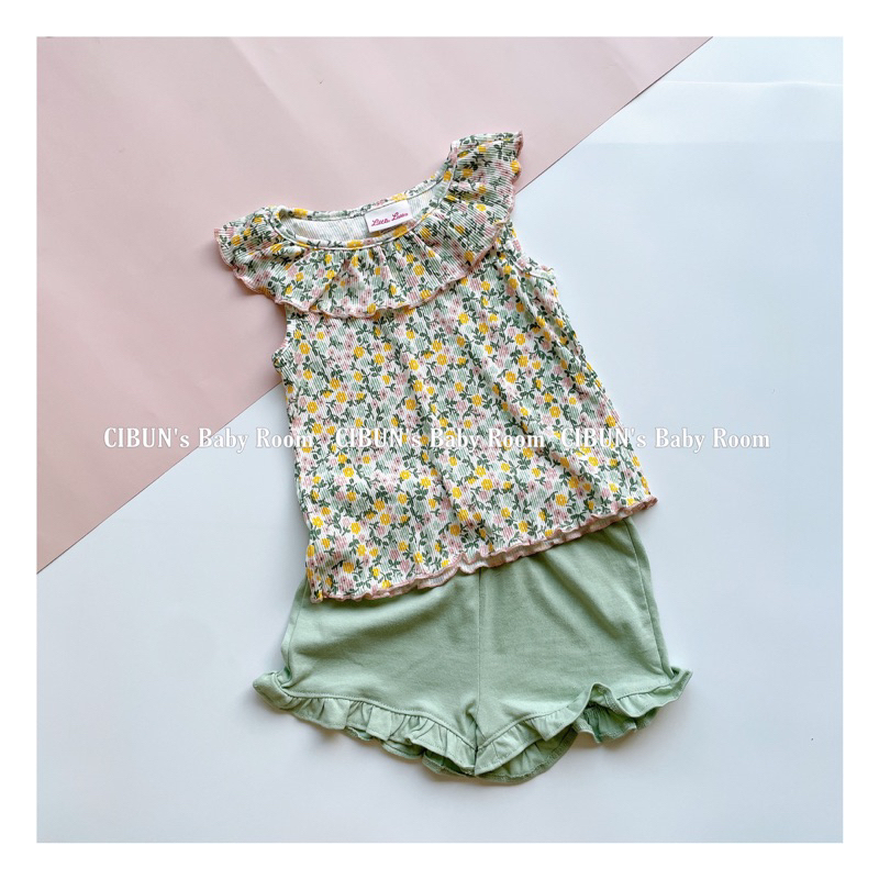 Set Little chất cotton mềm mát cho bé gái
