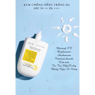 Kem chống nắng trắng da