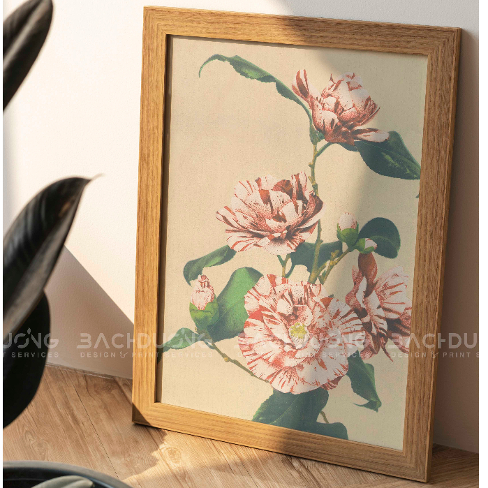 Tranh Decor Vingtage trang trí nhà cửa, tranh in canvas, tranh để bàn trang trí phòng ngủ phòng khách kèm khung và đinh