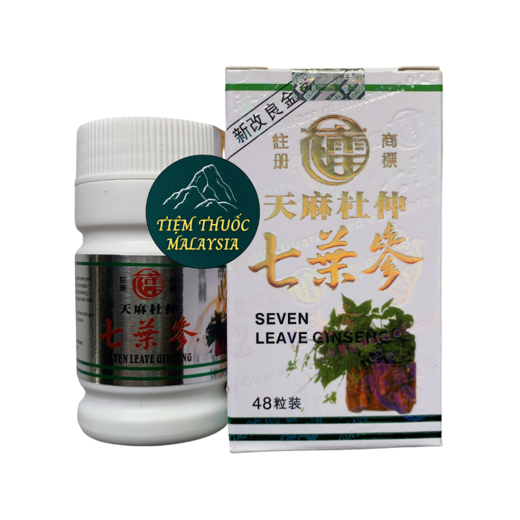 Seven leave ginseng - Thất diệp sâm Malaysia 48 Viên - Hỗ trợ xương khớp