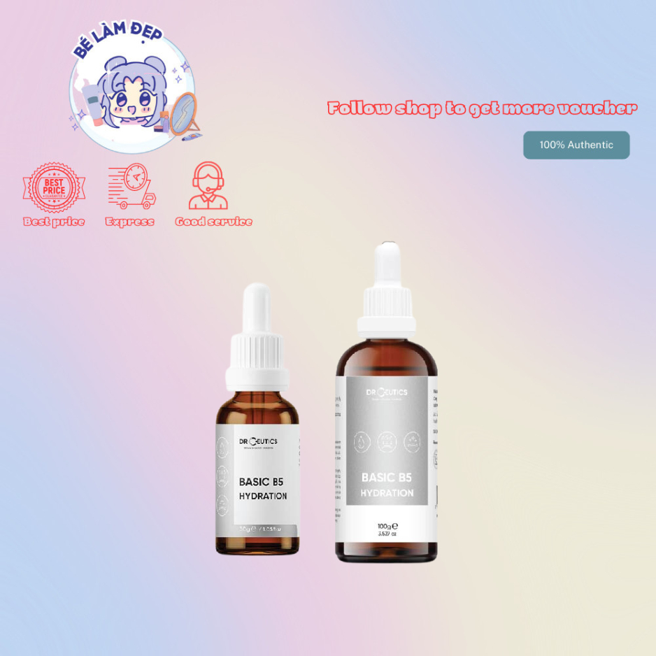 Serum Basic B5 Hydration DrCeutics - Cấp Ẩm, Phục Hồi Da