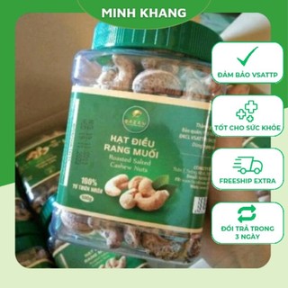 500G Hạt Điều Nguyên Bình Phước Rang Củi - Hạt điều rang muối