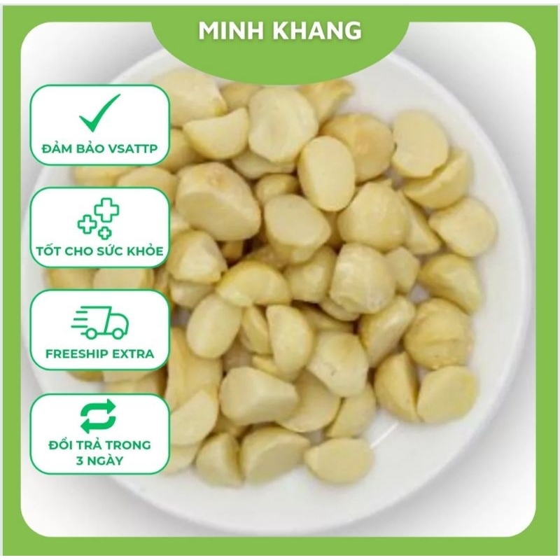 Nhân macca Lâm Đồng Organic đã sấy chín